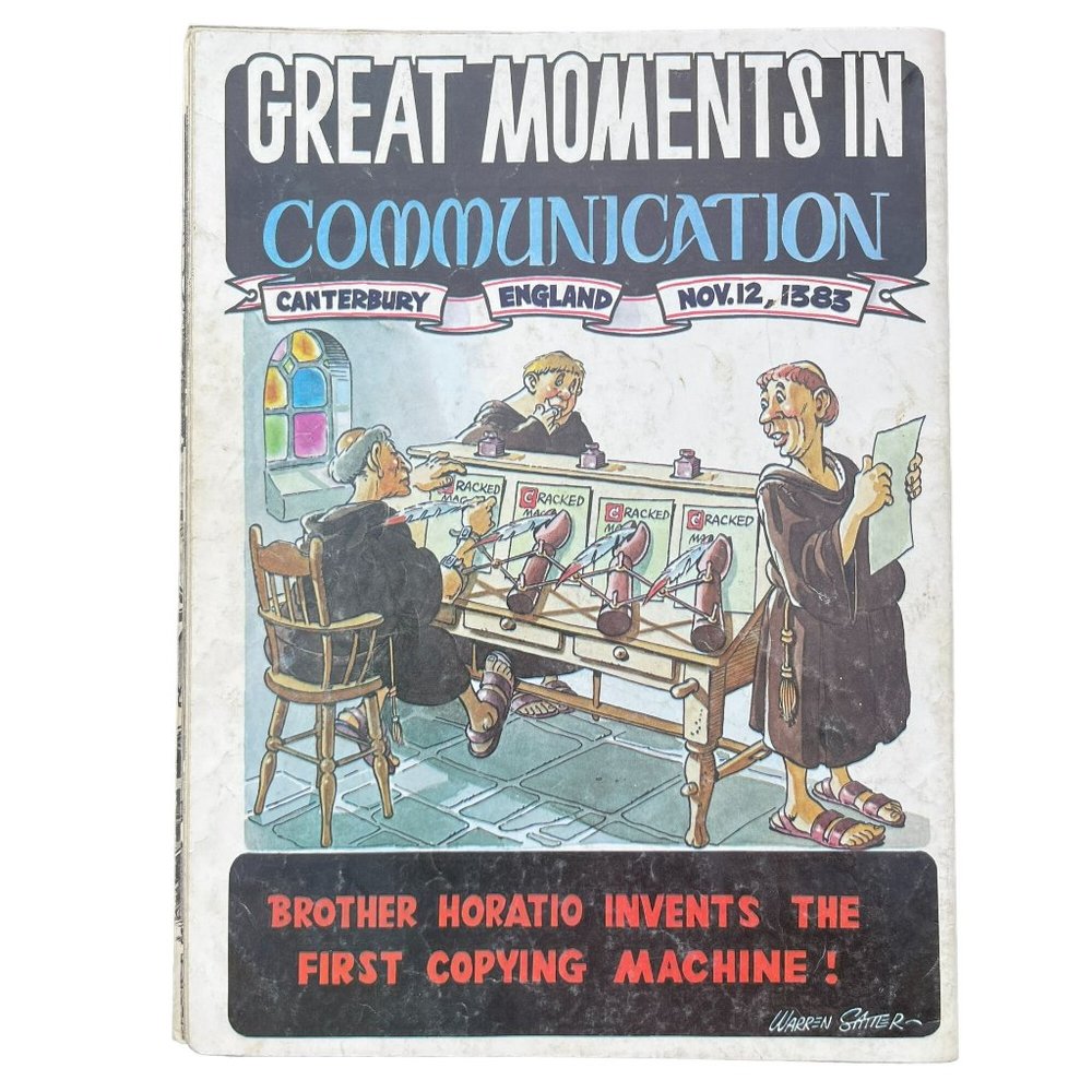 Vintage 1981 Cracked Magazine No. 278 Collectible Comedy Satire Comic Book - Picture 2 of 2
